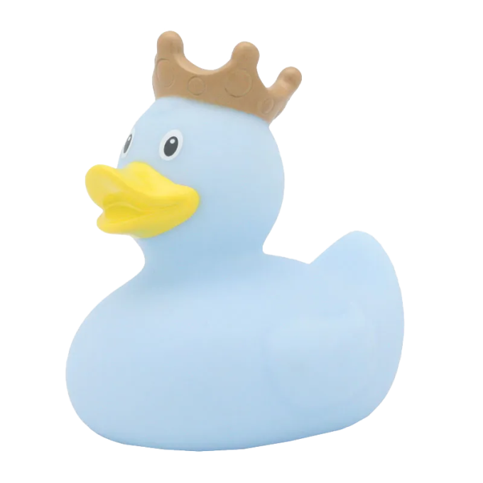 Качка FunnyDucks Синя в короні