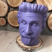 Арт-вазон "Эйнштейн" (фиолетовый)