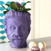 Арт-вазон "Эйнштейн" (фиолетовый)