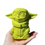 Арт-вазон "Йода" (салатовый)