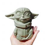 Арт-вазон "Йода" (хаки)