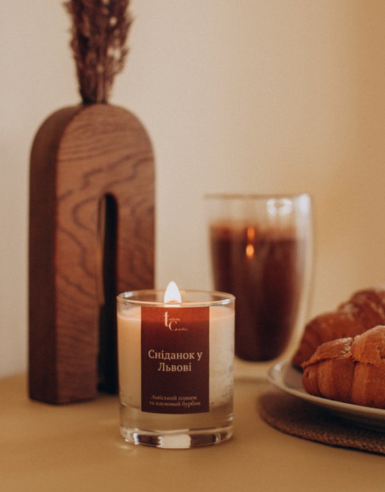 Соевая свеча "Завтрак во Львове"