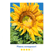 Картина по номерам "Подсолнечник"