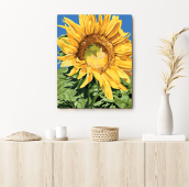 Картина по номерам "Подсолнечник"