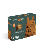 Картонний 3Д пазл "Сова"