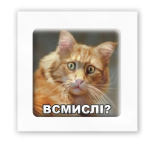3D-стикер "В смысле?"
