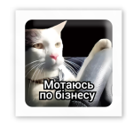 3D-стикер "Мoтаюсь по бизнесу"