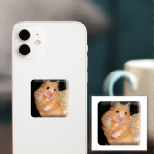 3D-стикер  "Хомяк говорит привет"