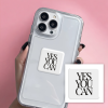 3D-стікер "Yes you can"