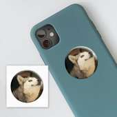 3D-стикер "Мем пес улыбается"