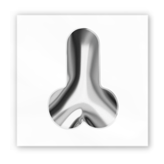 3D-стикер "Silver Love"