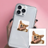 3D-стікер "Щасливий коргі"