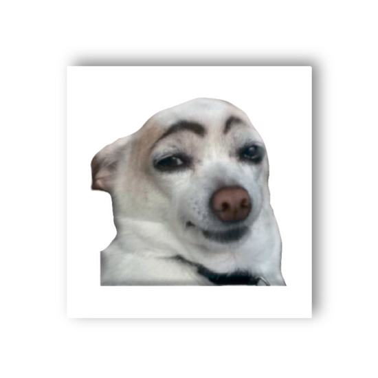 3D-стикер "Мем гламур"