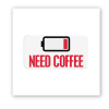 3D-стікер "Need coffee"