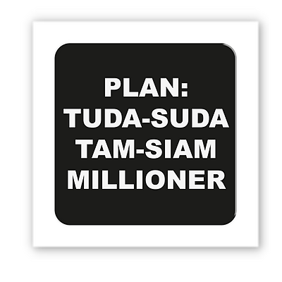 3D-стікер "Plan: tuda-suda"