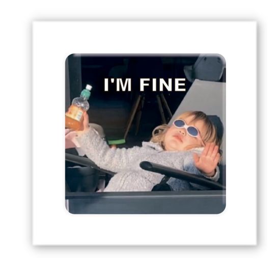 3D-стикер "I'm fine"