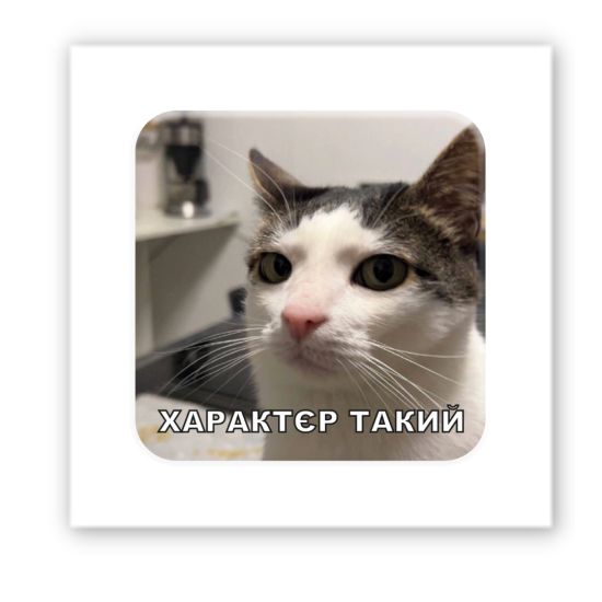 3D-стикер "Характер такой"