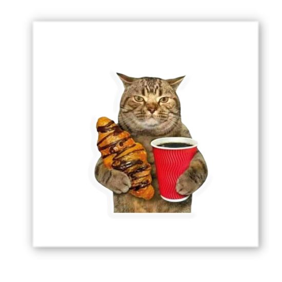 3D-стикер "Go to Coffee"