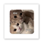 3D-стикер "Me and you"