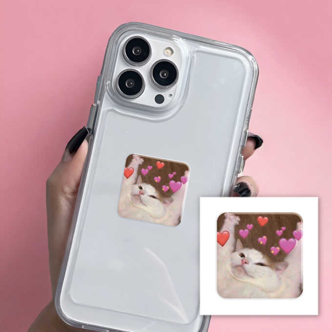 3D-стікер "Cat love"