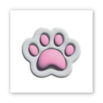3D-стикер "Лапка"
