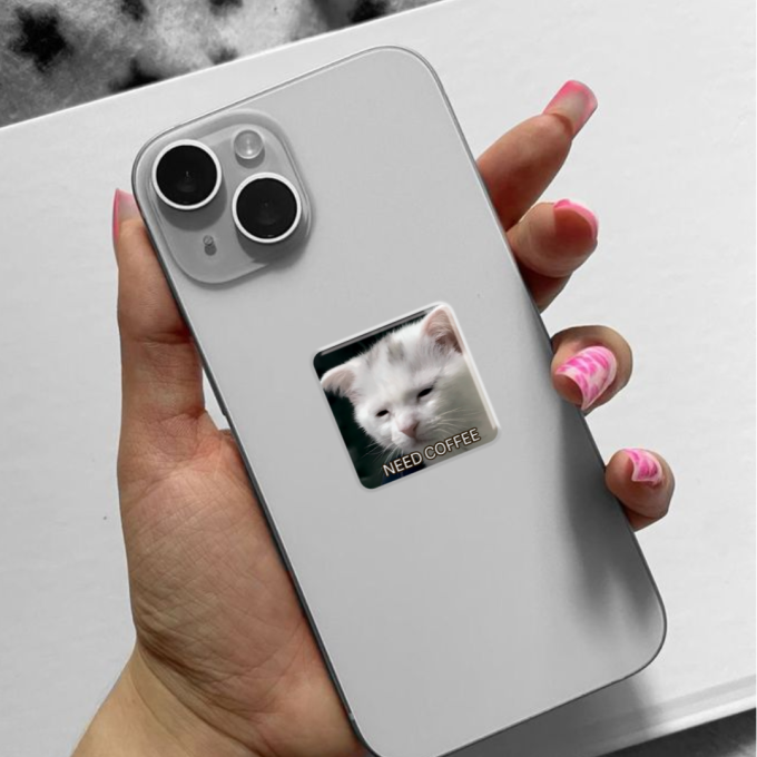 3D-стікер "Coffee Cat"