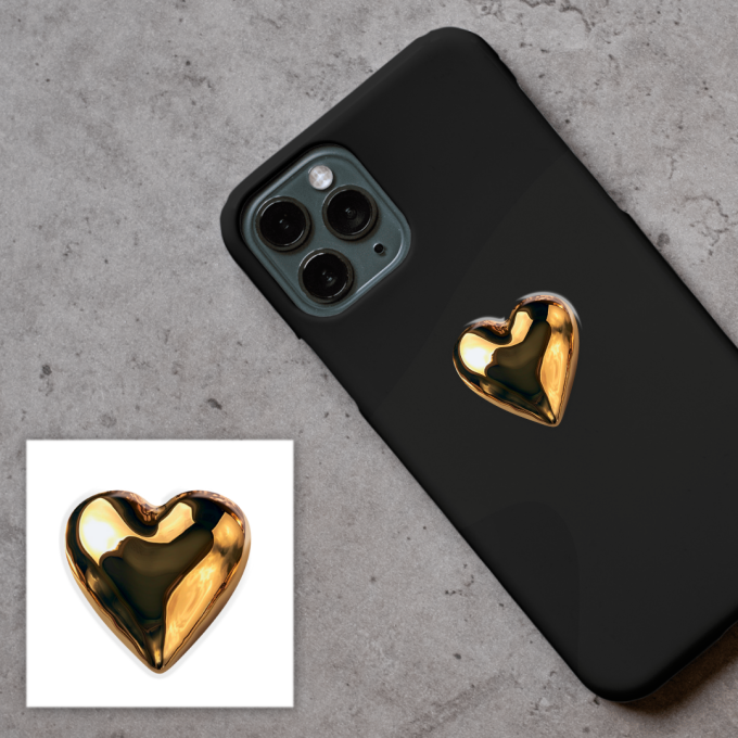 3D-стікер "Golden Heart"