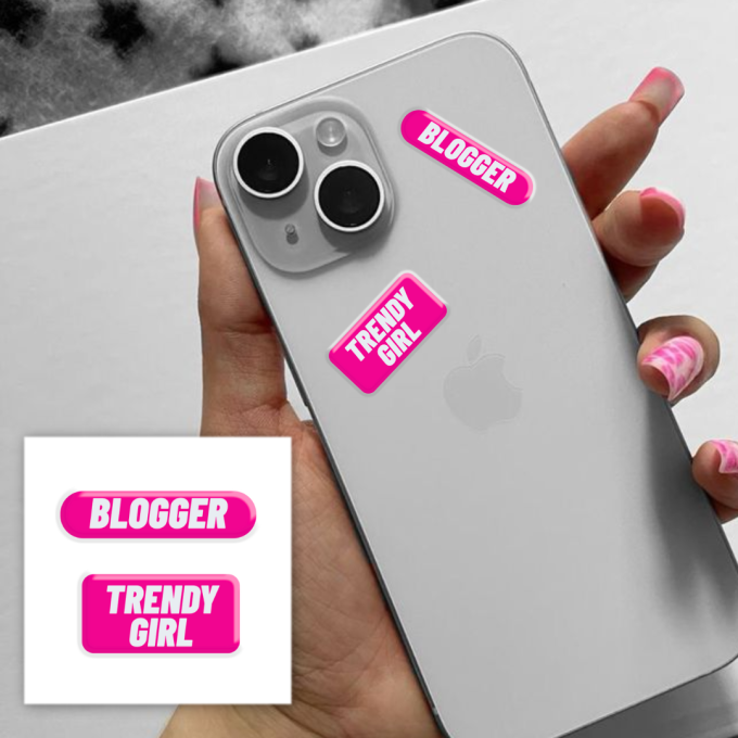 3D-стікер "Trendy  girl"