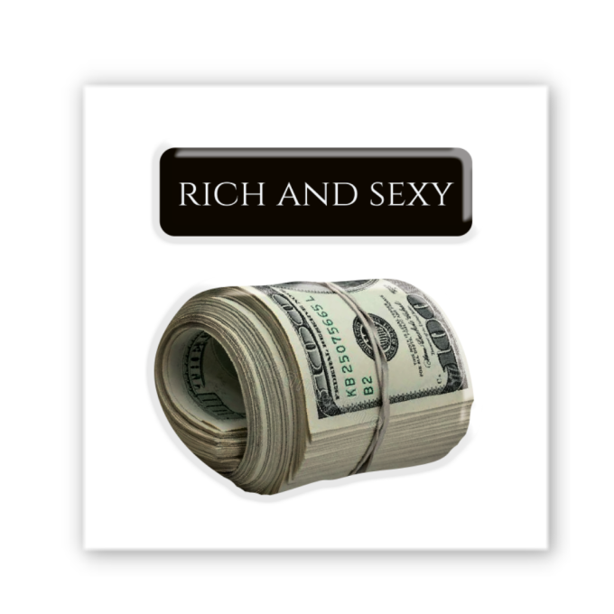 3D-стікер "Rich and sexy"
