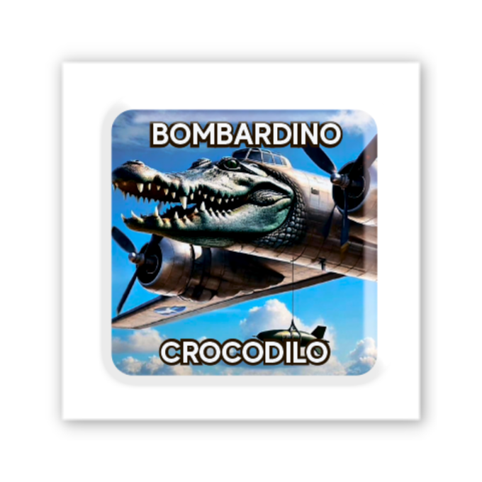 3D-стікер "Bombardino Crocodilo"