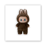 3D-стикер  "Labubu Brown"