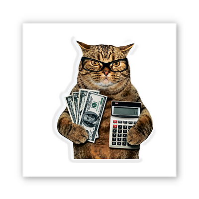 3D-стикер  "Business Cat"