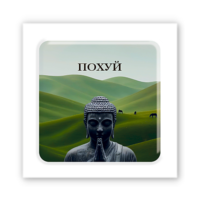 3D-стікер "Повний дзен"