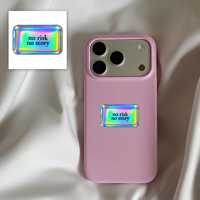 3D-стікер "No Risk - No Story"
