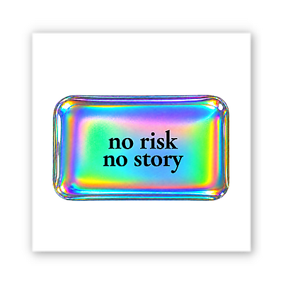 3D-стікер "No Risk - No Story"
