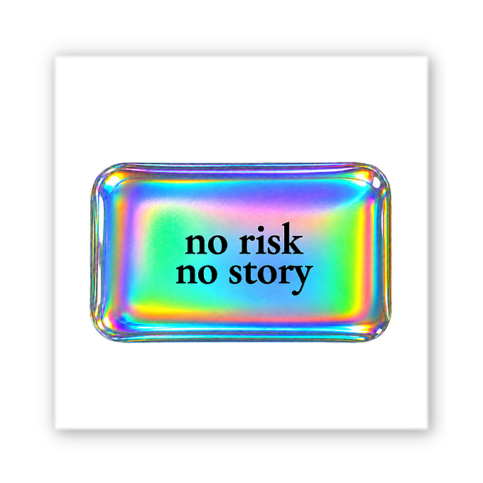 3D-стікер "No Risk - No Story"