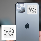 3D-стикер "Все достало"