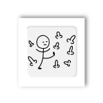 3D-стикер "Все достало"