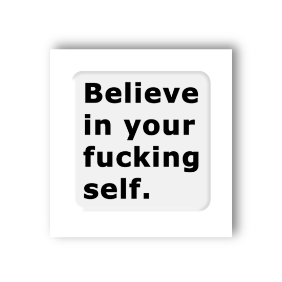 3D-стикер "Верь в себя"