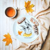 Тарілка "Французький бульдог"