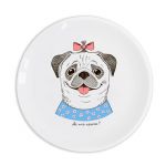 Тарелка Orner "Леди Мопс"