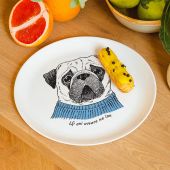 Тарелка "Мопс"