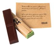 Шоколад с предсказаниями «ТОРБИНКА ЩАСТЯ» микс черный и молочный шоколад