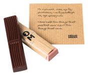 Шоколад с предсказаниями «ТОРБИНКА ЩАСТЯ» микс черный и молочный шоколад