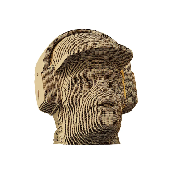 Картонний 3Д пазл "Три мудрих мавпи. Не чути зло"