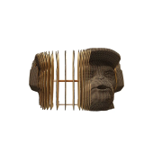 Картонний 3Д пазл "Три мудрих мавпи. Не чути зло"