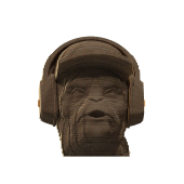 Картонний 3Д пазл "Три мудрих мавпи. Не чути зло"