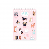 Стікербук рожевий (Sticker book purple)