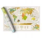 Скретч Карта Світу Travel Map Geography World Скретч Карта Світу Travel Map Geography World