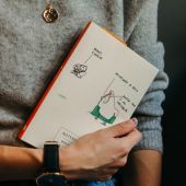 Блокнот Гусь "Мисля"